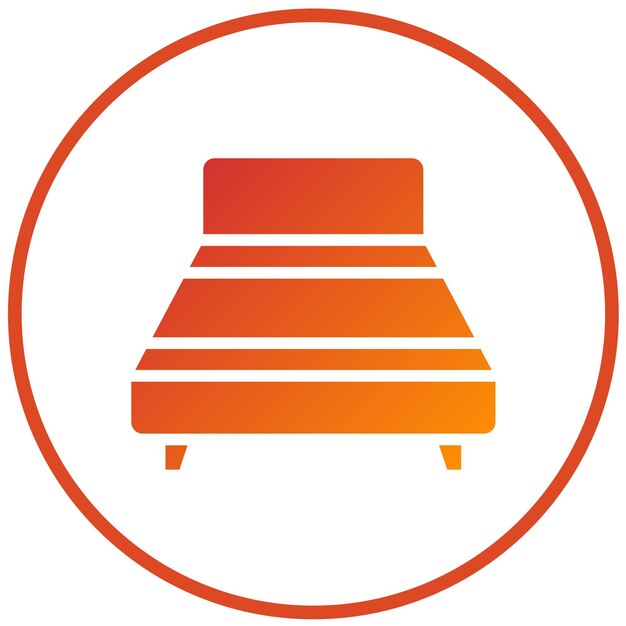 Wektorowy projekt biegaczy łóżek Icon Style