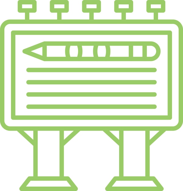 Wektorowy projekt Billboard Design Icon Style