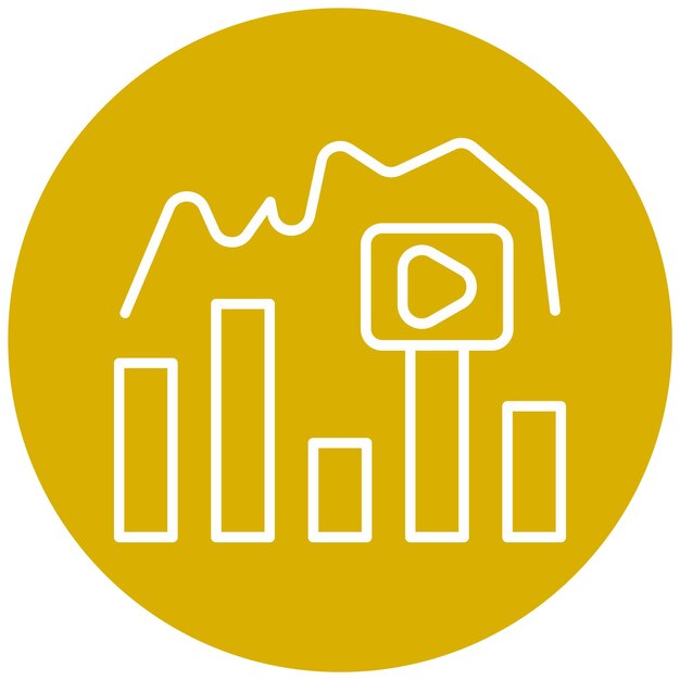 Wektorowy projekt Bitrate Icon Style