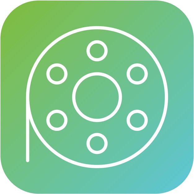 Wektorowy projekt Bobbin Icon Style