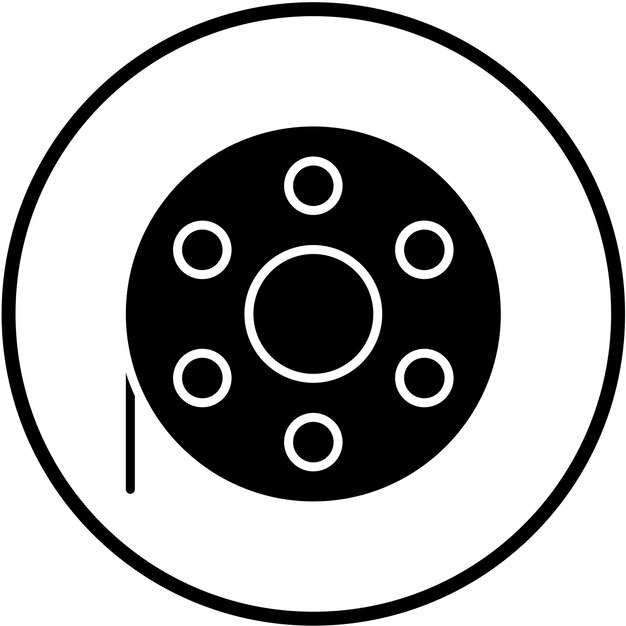 Wektorowy projekt Bobbin Icon Style