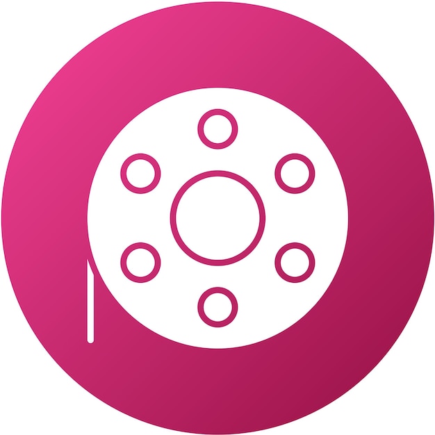 Wektorowy projekt Bobbin Icon Style