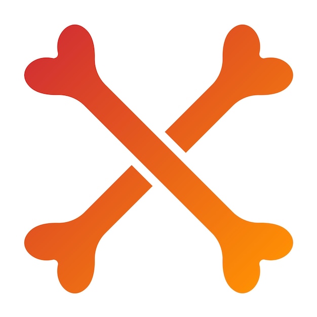 Wektorowy projekt BoneBling Icon Style