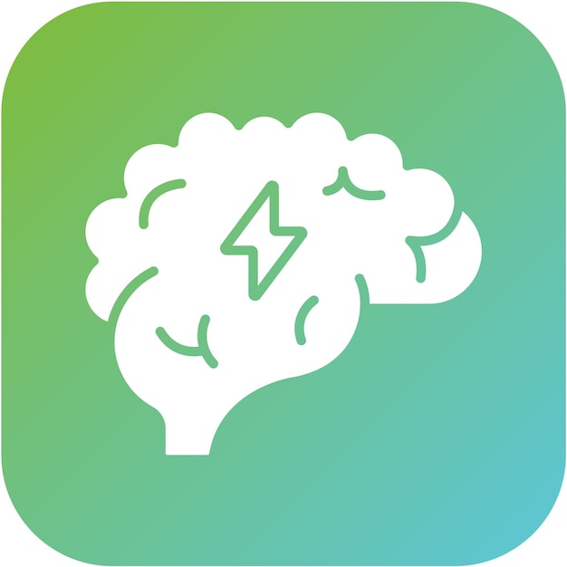 Wektorowy projekt Brain Power Icon Style
