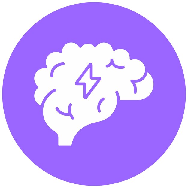 Wektorowy projekt Brain Power Icon Style