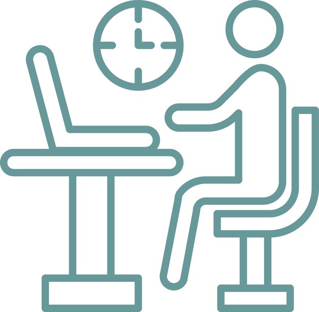 Wektorowy projekt Busy Icon Style