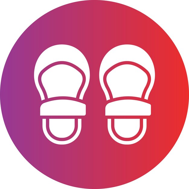 Wektorowy projekt butów dla niemowląt Icon Style