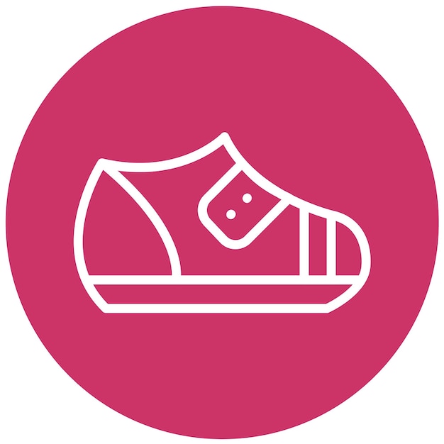 Wektorowy projekt butów dla niemowląt Icon Style