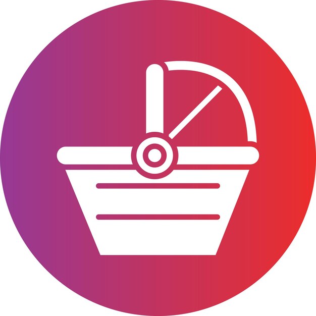 Wektorowy projekt Carrycot Icon Style