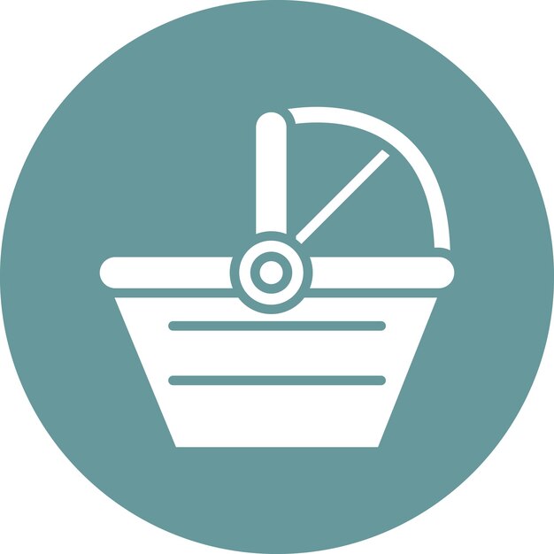 Wektorowy projekt Carrycot Icon Style