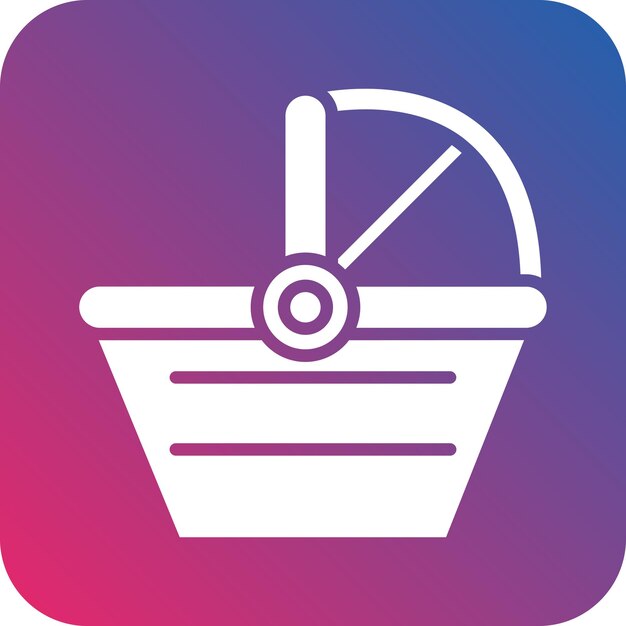 Wektorowy projekt Carrycot Icon Style