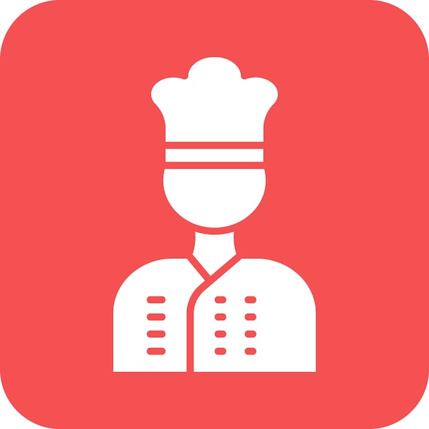 Wektorowy projekt Chef Icon Style