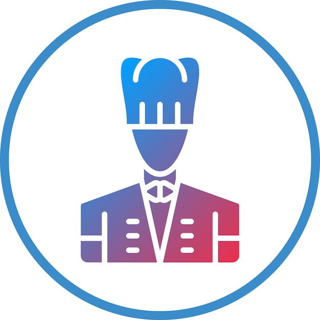 Wektorowy projekt Chef Icon Style