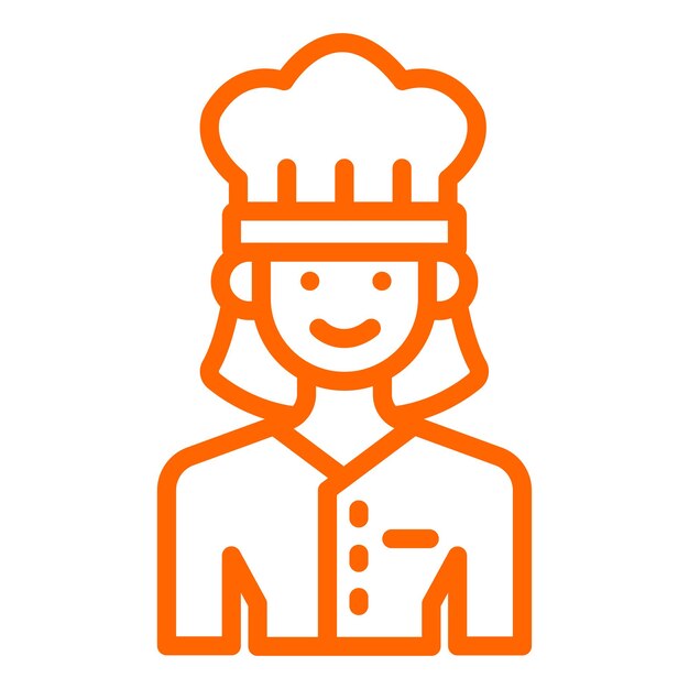 Wektorowy projekt Chef Icon Style