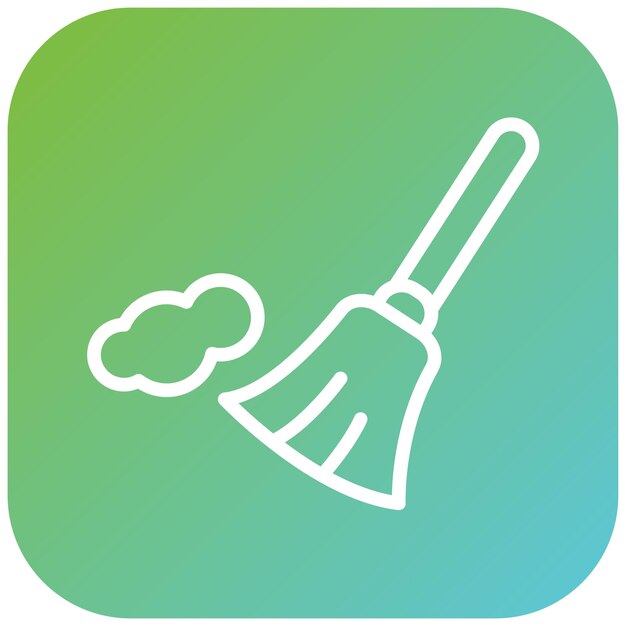 Wektorowy projekt Clean Sweep Icon Style