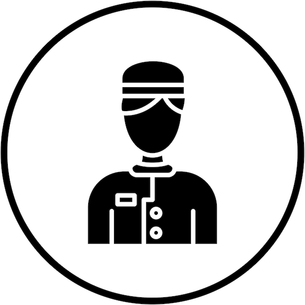 Wektorowy projekt Concierge Icon Style