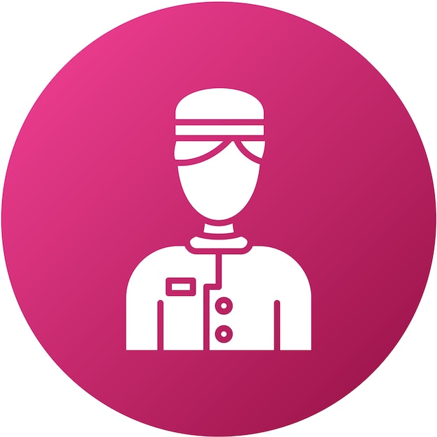 Wektorowy projekt Concierge Icon Style