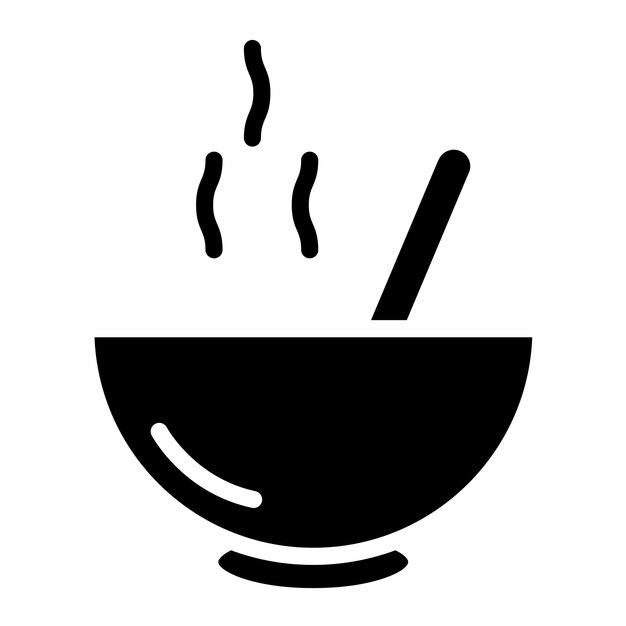Wektorowy projekt Curry Canvas Icon Style