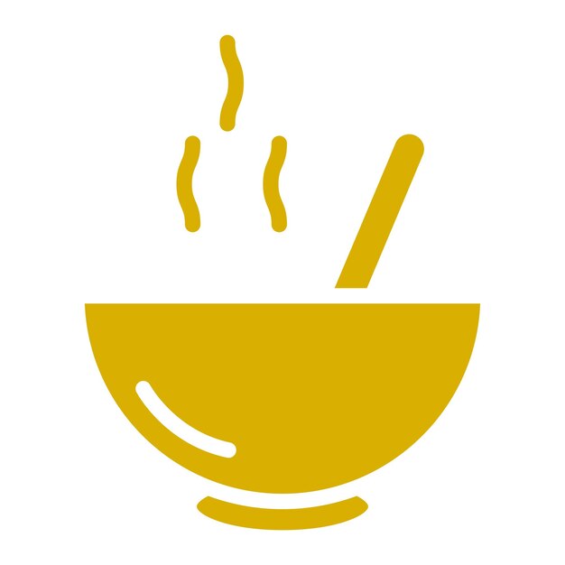 Wektorowy projekt Curry Canvas Icon Style