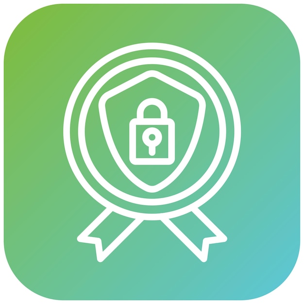 Wektorowy projekt Cyber Best Practices Icon Style