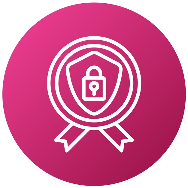 Wektorowy projekt Cyber Best Practices Icon Style