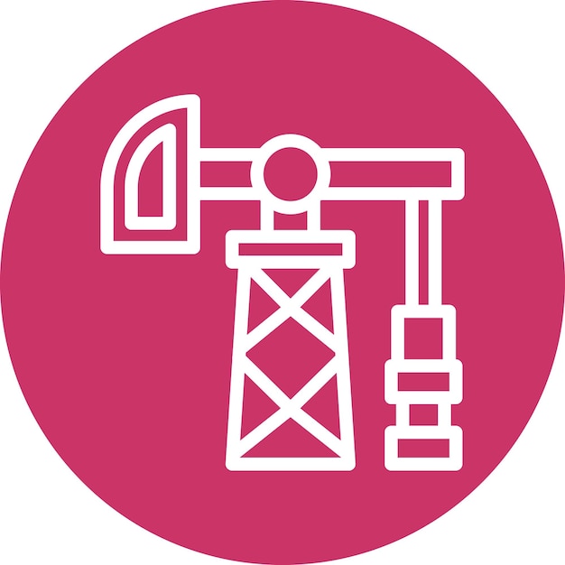 Wektorowy projekt Derrick Icon Style