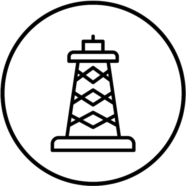 Wektorowy projekt Derrick Icon Style