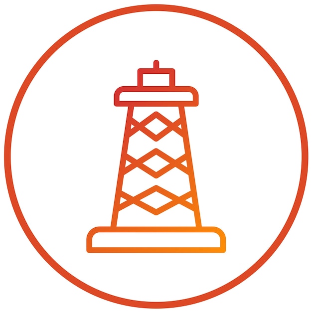 Wektorowy projekt Derrick Icon Style