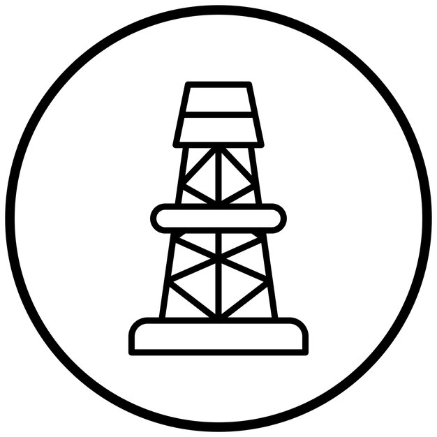 Wektorowy projekt Derrick Icon Style