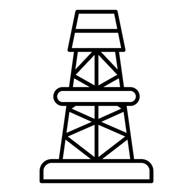 Wektorowy projekt Derrick Icon Style