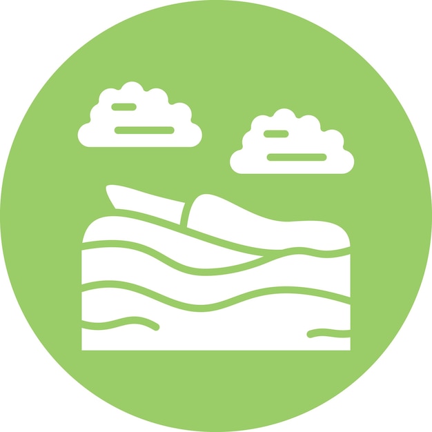 Wektorowy projekt Desert Weather Icon Style