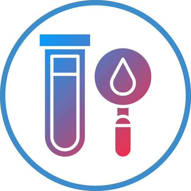 Wektorowy projekt Drop Sample Icon Style
