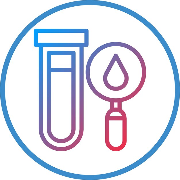 Wektorowy projekt Drop Sample Icon Style