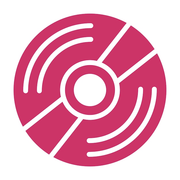 Wektorowy projekt DVD Icon Style