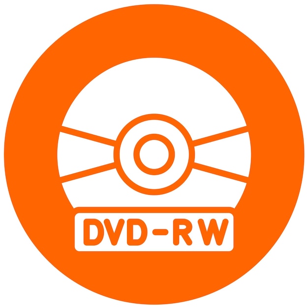 Plik wektorowy wektorowy projekt dvdrw icon style