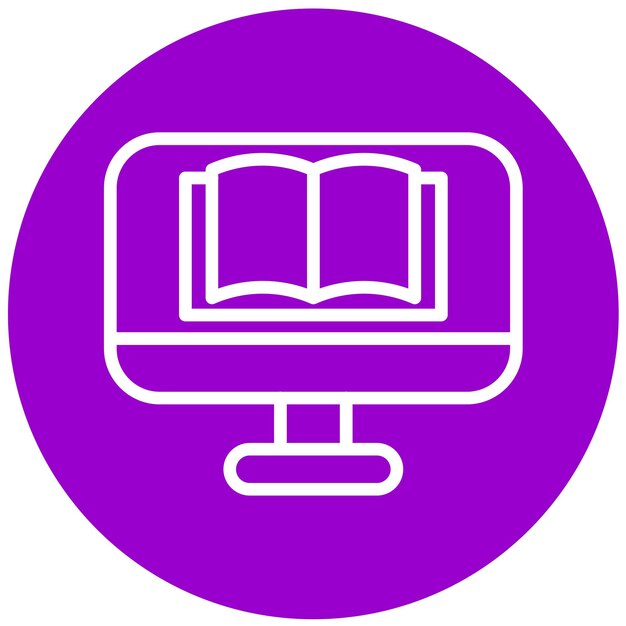 Wektorowy projekt EdTech Apps Icon Style