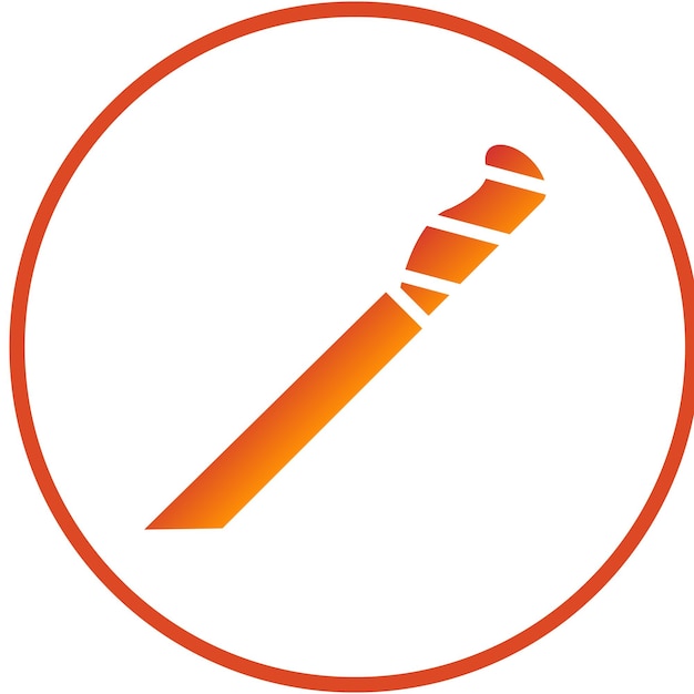 Wektorowy projekt elektrycznego noża do chleba Icon Style