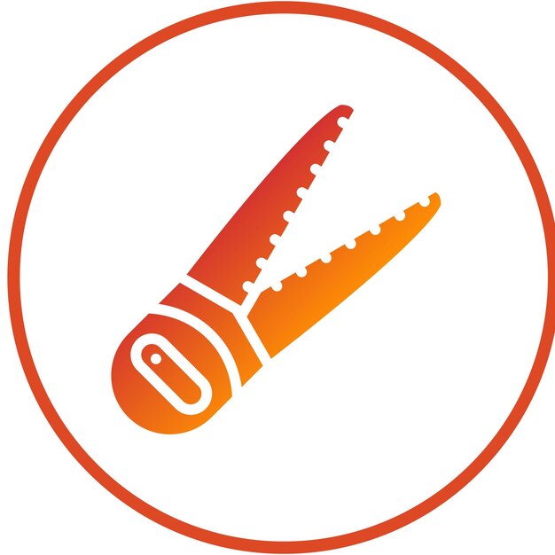 Wektorowy projekt elektryczny Arugula Slicer Icon Style