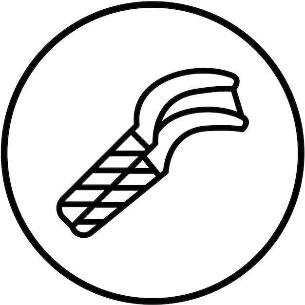 Wektorowy projekt elektryczny Cantaloupe Slicer Icon Style