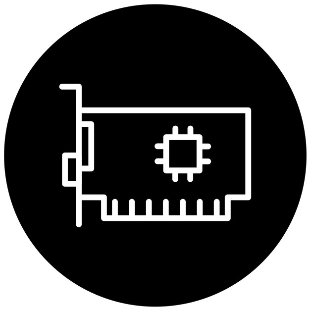 Wektorowy projekt ExpressCard Slot Icon Style