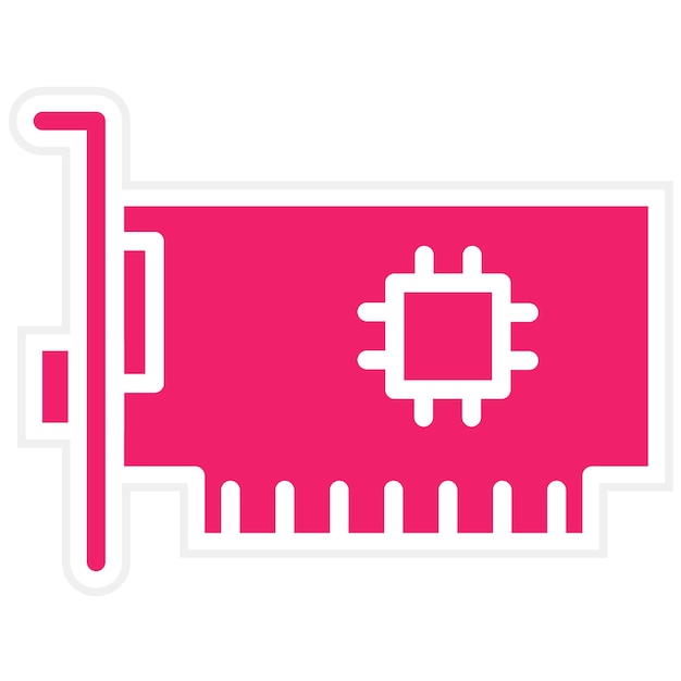 Wektorowy projekt ExpressCard Slot Icon Style