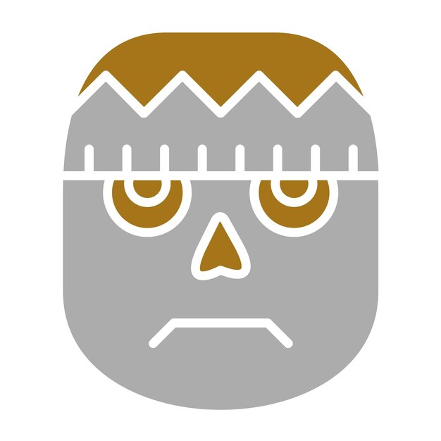 Plik wektorowy wektorowy projekt frankensteina monster icon style