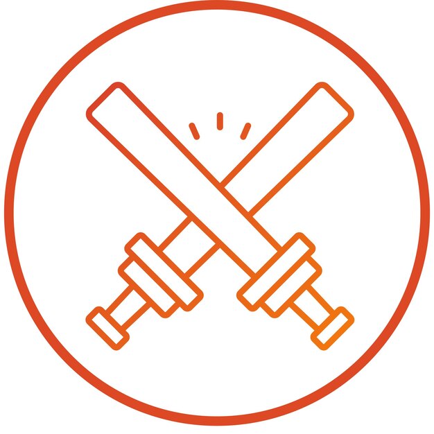 Wektorowy projekt Glow Sticks Icon Style