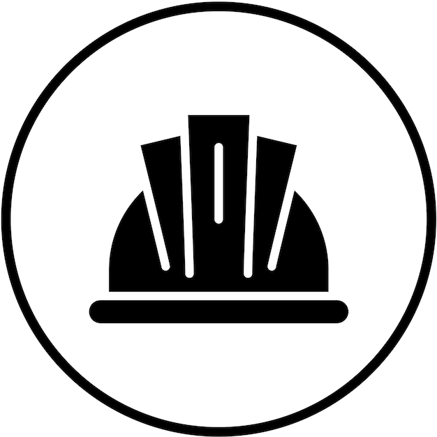Wektorowy projekt Hardhat Icon Style