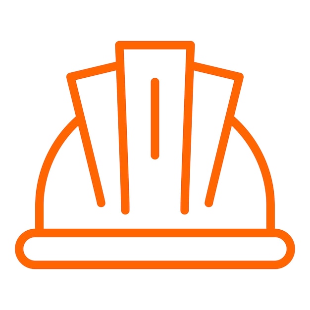 Wektorowy projekt Hardhat Icon Style