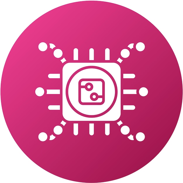 Wektorowy projekt High Tech Icon Style
