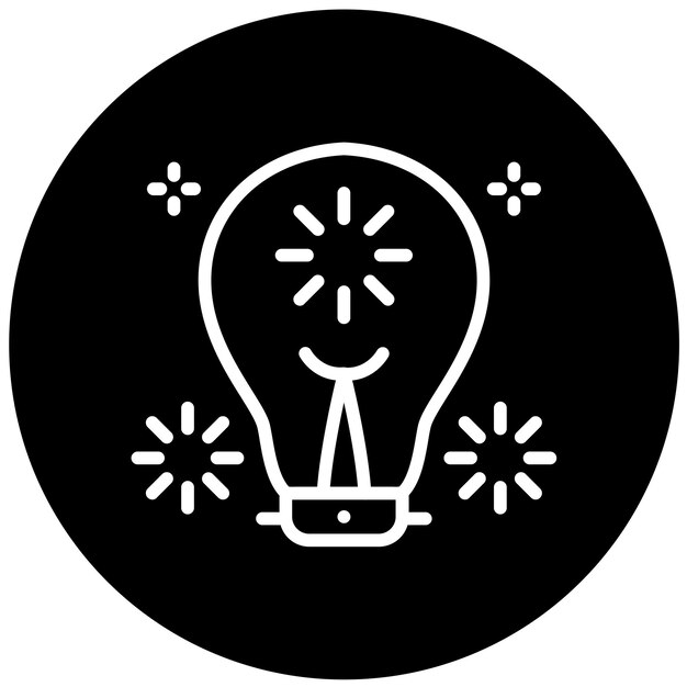 Wektorowy projekt Inventive Burst Icon Style