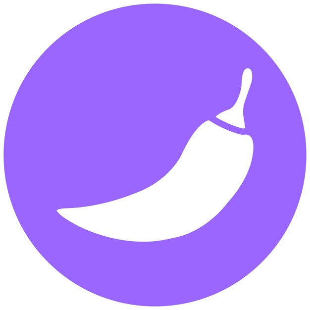 Wektorowy projekt Jalapeno Journey Icon Style