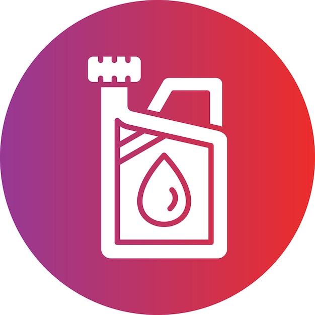Wektorowy projekt Jerrycan Icon Style
