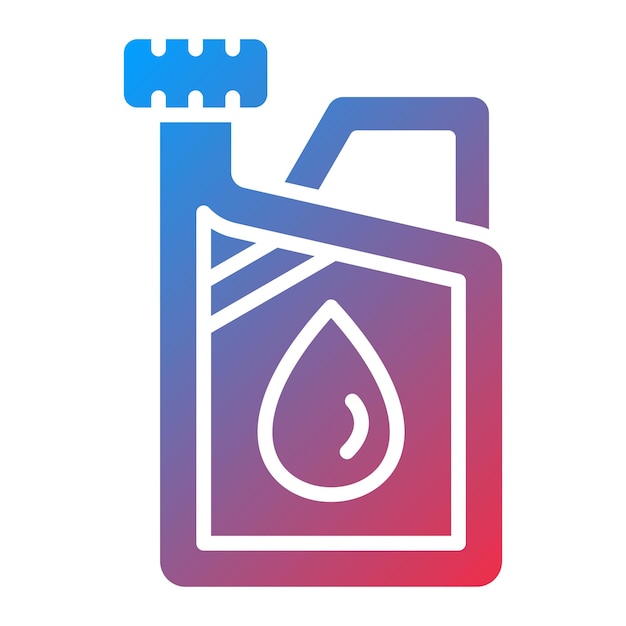 Wektorowy projekt Jerrycan Icon Style